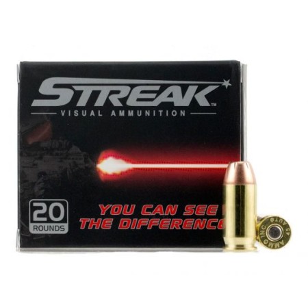 Ammo Inc Streak 230 gr Jacketed Hollow Point .45 ACP Ammo, 20/box - 45230JHPSTRK