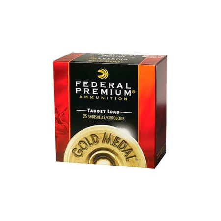 Federal 12ga 2.75" 2.75DE 1oz #7.5 Gold Medal Plastic Shotshell Ammunition 25rds - T113 7.5