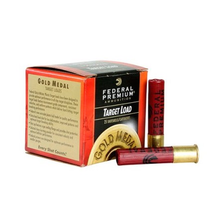 Federal 410ga 2.5 Max 1.5oz #8.5 Gold Medal Plastic Shotshells 25rds - T412 8.5