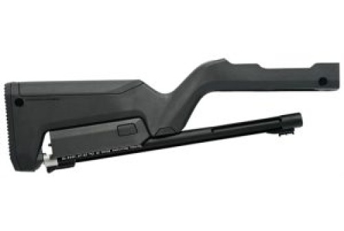 Tactical Solutions Tdcmbbblk X-Ring Takedown Barrel And Stock Combo 22 LR 16.50" Matte Black Fluted & Threaded With Fiber Optic Sight, Black Magpul Backpacker Stock Fits Ruger 10/22 Takedown