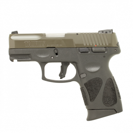 Taurus G2C 9mm Pistol, Black/ODG - 1-G2C93B-12