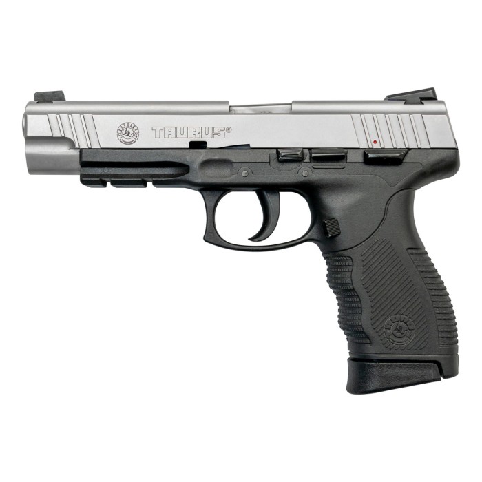 Taurus PT24/7 OSS 9mm, 5.25" Barrel, SA/DA, Decocker, Stainless Slide, 17rd