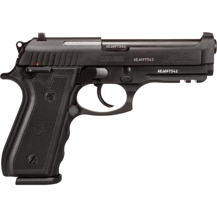 TAURUS 917C 9MM 4.3" 2 18RD BLACK