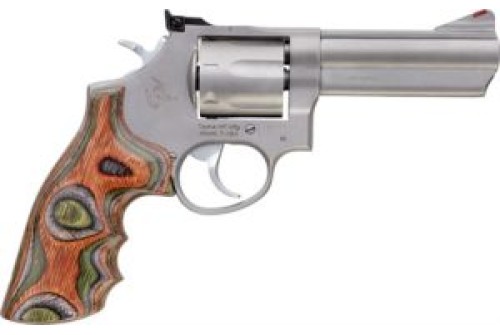 TAURUS 66 .357 4" AS 7-SHOT MATTE STAINLESS LAMINATED 2660049HWD2