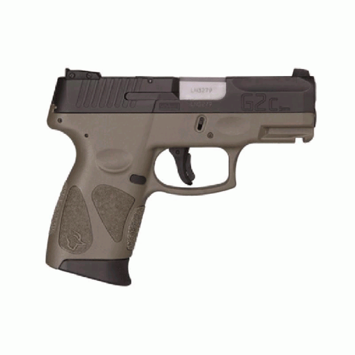 Taurus G2C .40 S&W Pistol 3.2", Blk/ODG - 1-G2C4031-10O