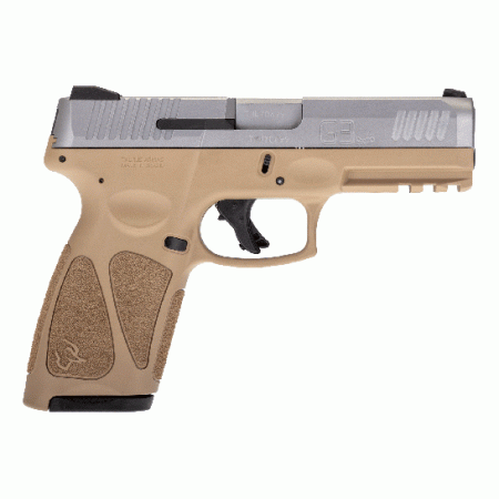 Taurus G3 Pistol 9mm 4 in. Tan Stainless 15 & 17 rd. 1G3949T