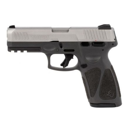 Taurus 1G3949G G3 9mm Luger 4" 15+1 17+1 Gray Stainless Steel Slide Black Polymer Grip