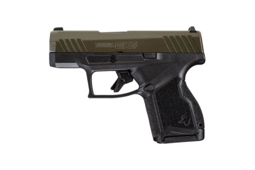 Taurus GX4 9mm Pistol, Black/Green - 1-GX4M93B