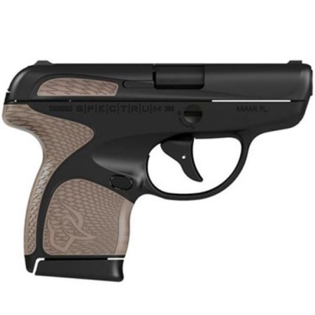 Taurus Spectrum .380 ACP Pistol, Black on Black Finish with FDE Overmold - 1007031119