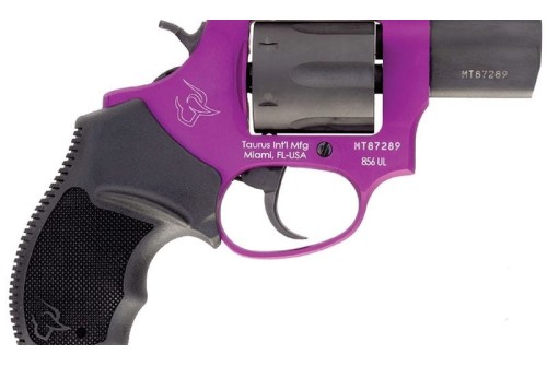 Taurus 2856021ULC14 856 Ultra-Lite 38 Spl + P 6 Round 2" Matte Black Cylinder Gaby Violet Frame Black Rubber Grip