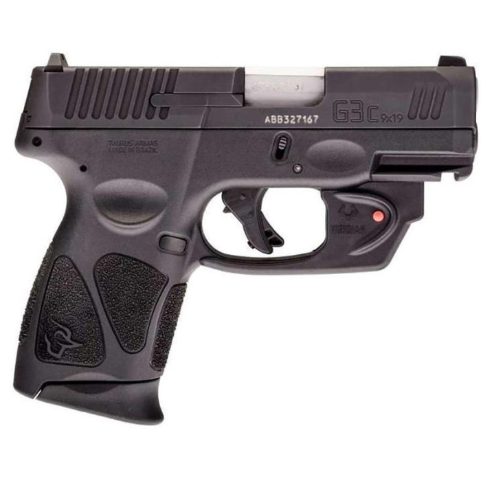 Taurus G3C 9mm 3.2" Barrel 12-Rounds Viridian Laser