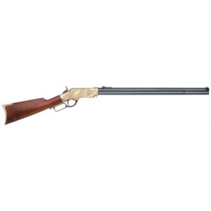 Taylors & Company 1860 Henry Engraved .45 Colt Lever Action Rifle, Brown - 552883