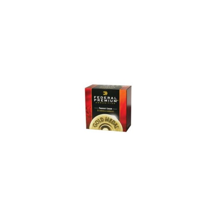 Federal 12ga 2.75" 2.75DE 1oz #8.5 Gold Medal Paper Shotshell Ammunition 25rds - T175 8.5