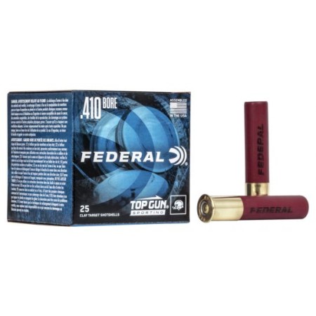 Federal Top Gun Sporting 2.5" 410 Gauge Ammo 8, 25/box - TGS41214 8