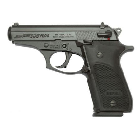 Bersa THUN380PM15 Thunder 380 Plus 380 ACP 3.50" 15+1 Matte Black Black Steel Slide Black Rubber Grip