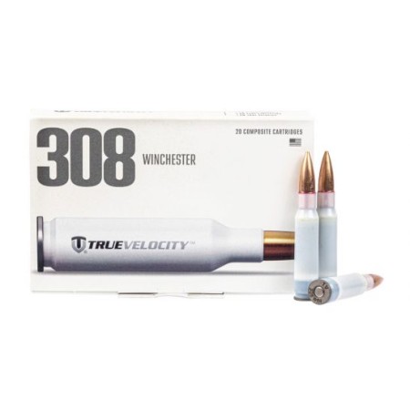 True Velocity Composite .308 Win 168 Grain 20-Rounds NC