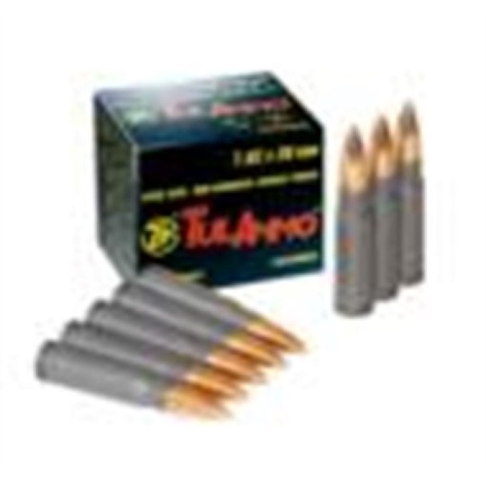 TulAmmo Steel Case Rifle Ammunition 7.62x39mm 124gr SP 2106 fps 1000/ct