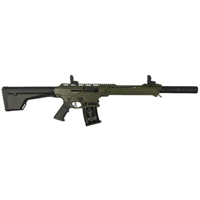 Typhoon Defense F12 Classic 12 GA Semi-Auto Shotgun, OD Green - F120601C