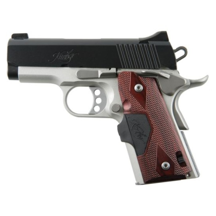 Kimber Ultra Crimson Carry II 45ACP 3 inch 7Rd w/Rosewood LaserGrips