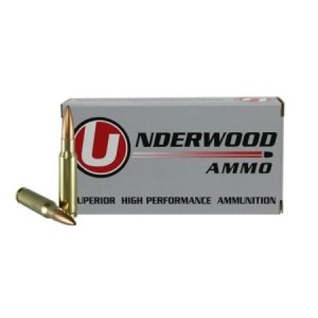 Underwood Ammo .308 Winchester Match Grade Rifle Ammo - 168 Grain Hollow Point Boat Tail 20Rd Box 524 816874021559