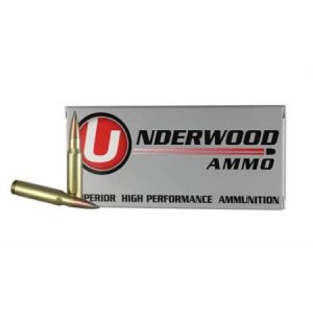 Underwood Ammo .308 Winchester Match Grade Rifle Ammo - 144 Grain Match Solid Flash Tip 20Rd Box 553 816874023225