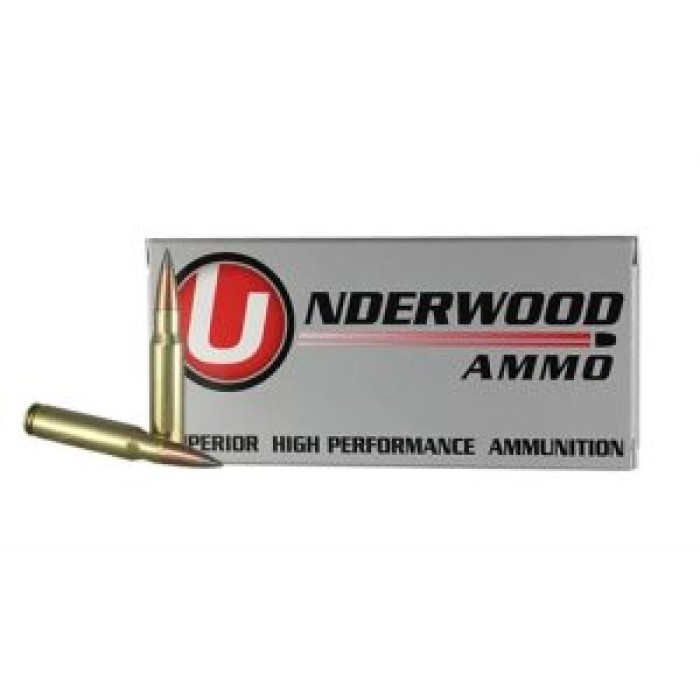 Underwood Ammo .308 Winchester Match Grade Rifle Ammo - 144 Grain Match Solid Flash Tip 20Rd Box 553 816874023225