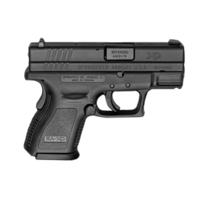 Springfield Armory XD9 Essentials Package 9MM 3'' BLACK u2013 XD9801HC