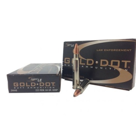 Speer .223 Remington 64gr Gold Dot Ammunition 20rds - 24448