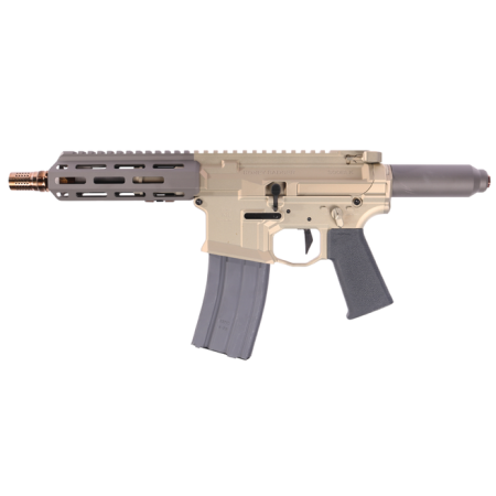 Q Honey Badger Pistol Flat Dark Earth .300 AAC Blackout 7" Barrel 30-Rounds No Brace