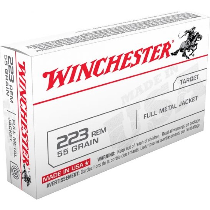 Winchester Ammo Usa, Win W223k 223 55 FMJ 20 RD