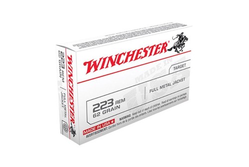 Winchester USA 223 62gr FMJ Ammunition 20rds - USA223R3