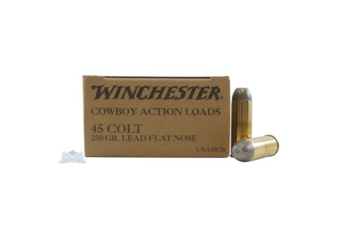 Winchester USA 45 Colt 250gr LCA "Cowboy" Ammunition 50rds - USA45CB