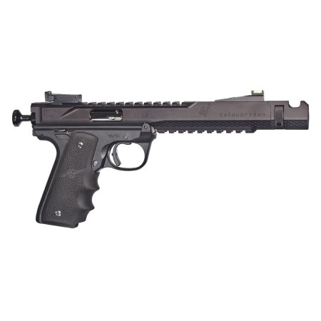 Volquartsen Black Mamba, 6" Barrel, Hi-Viz Front Sight, Single Port Comp, Black Anodized Aluminum