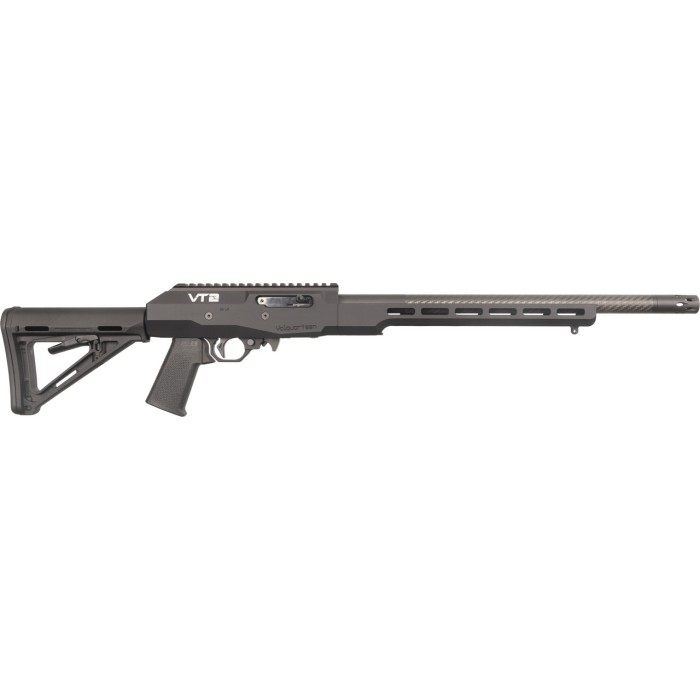 Volquartsen VT2 Takedown 17 HMR, 16.5" Barrel, Black, 10rd