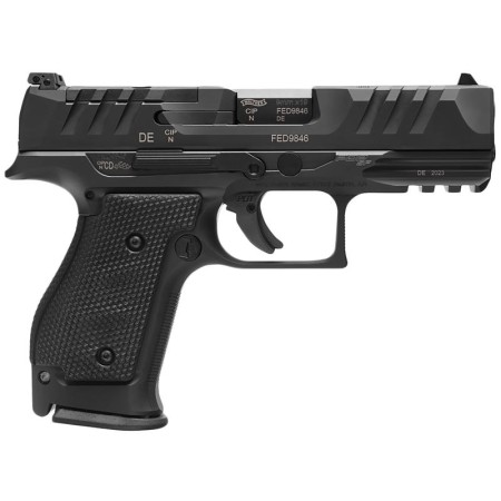 Walther PDP Compact 9mm, 4" Barrel, 15rd, Black, Optics Ready