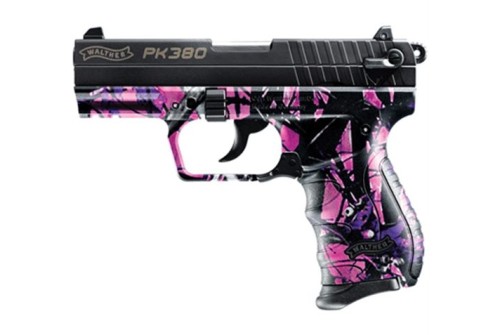 Walther PK380 380 ACP Centerfire Pistol with Muddy Girl Camo Finish