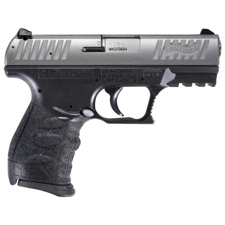 Walther CCP M2 9mm Luger 3.54in Stainless Steel Pistol - 8+1 Rounds