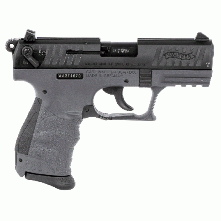 Walther P22 CA 22 lr Pistol 3.42", Tungsten Gray - 5120365