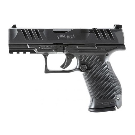 Walther PDP 4" Compact Optics Ready 9mm Pistol, Black - 2851229