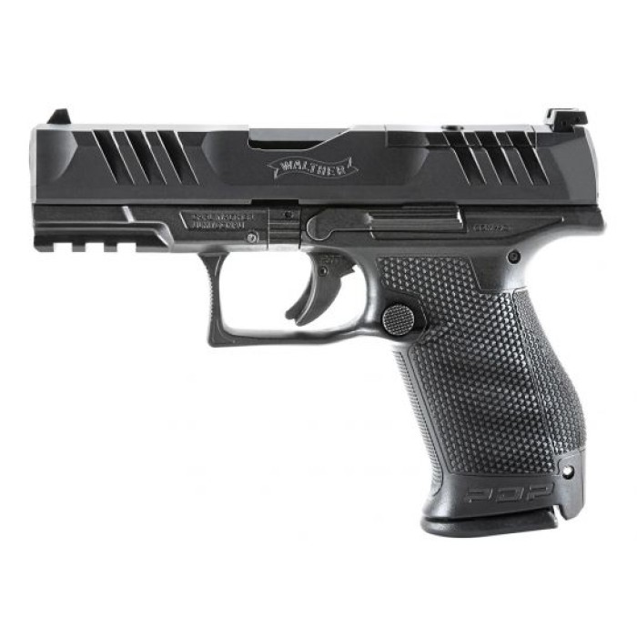 Walther PDP Compact 4" OR 10 Round 9mm Pistol, Black - 2854686