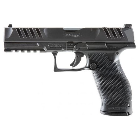 Walther PDP Full Size 5" Optics Ready 9mm Pistol, Black - 2844001