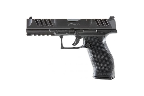 Walther PDP Full Size 5" Optics Ready 9mm Pistol, Black - 2844001