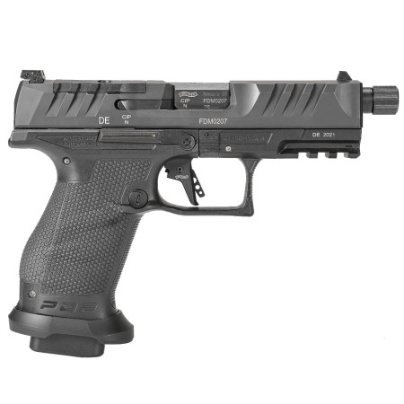 Walther PDP SD Compact Pro 9mm Luger 4.6in Black Pistol - 10+1 Rounds