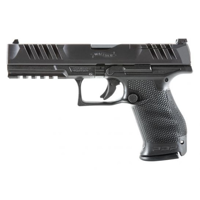 Walther PDP Compact 5" 9mm Optic Ready Pistol, Black - 2844222