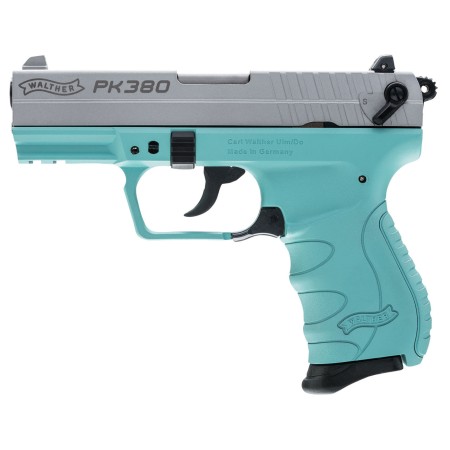 Walther PK380 .380 ACP Pistol, Angel Blue - 5050325