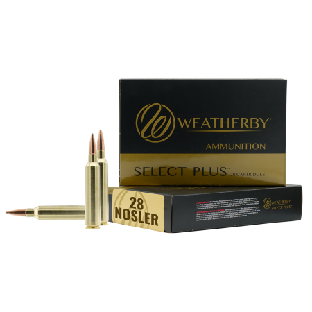 Weatherby 28 Nosler 150 Grain Scirocco 20rd/bx 10bx/cs