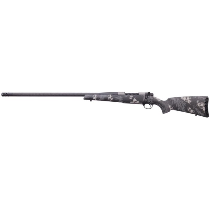 Weatherby Mark V Backcountry Ti Carbon White / Grey .300 WBY 26" Barrel 3-Rounds Left-Hand