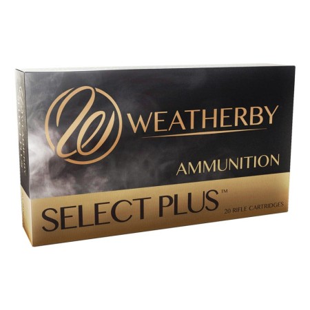 Weatherby Select Plus .340 Weatherby Magnum 225 Grain, Hornady Interlock, Brass Cased Rifle Ammo, 20 Rounds, H340225IL