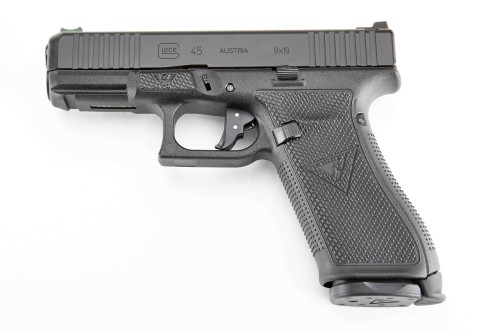 Wilson Combat Vickers Elite Glock 45 Gen5 AUS 9mm, Black, 17rd