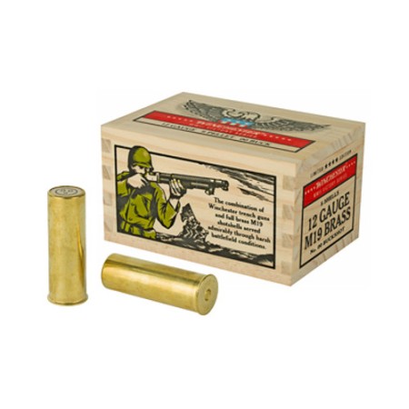 Winchester Victory Series 12 Gauge Ammunition 5 Rounds 2-3/4 00 Buckshot 9 Pellets Full Brass Casing